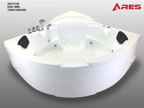 Bồn tắm massage đôi ARES - AR3151M ( xục thuỷ lực )