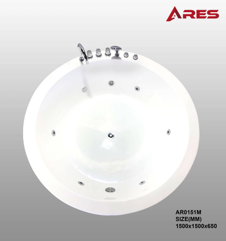 Bồn tắm massage  ARES - AR0151M ( xục thuỷ lực  )