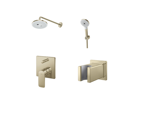 Bộ sen tắm nhiệt độ âm tường TOTO 2 đường nước TBG04304BA#BFG TBN01001B TBW01004A#BFG TBW01010A#BFG TBW08010A#BFG  mạ vàng pháp mờ