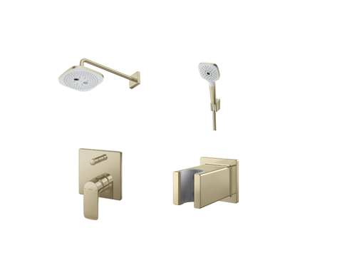 Bộ sen tắm nhiệt độ âm tường TOTO 2 đường nước TBG04304BA#BFG TBN01001B TBW02004A#BFG TBW02006B#BFG TBW08010A#BFG  mạ vàng pháp mờ