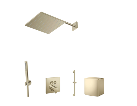 Bộ sen tắm nhiệt độ âm tường TOTO 2 đường nước TBV02406B#BFG TBN01001B TBW08003A#BFG TBW02017A#BFG TBW08009A#BFG TBW07019A#BFG  mạ vàng pháp mờ