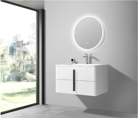 Bộ tủ phòng tắm nhựa PVC cao cấp đèn cảm ứng SELTA SP-1026W
