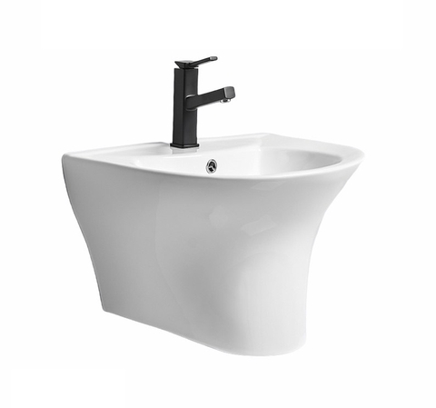 Chậu Lavabo Treo Tường Liền Chân Selta ST013