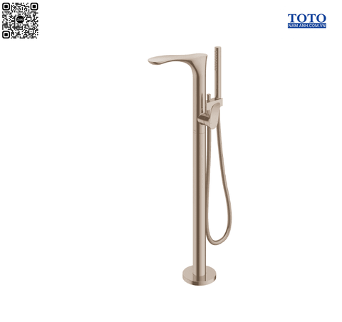 Vòi xả bồn TOTO đặt sàn, kèm sen tắm TBG01306AA#BRG ( mầu vàng hồng )