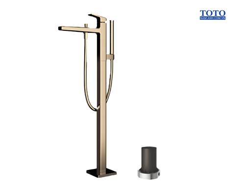 Vòi xả bồn đặt sàn kèm sen tắm TOTO TBG10306AA#BFG_TBN01105B ( mầu vàng pháp mờ )