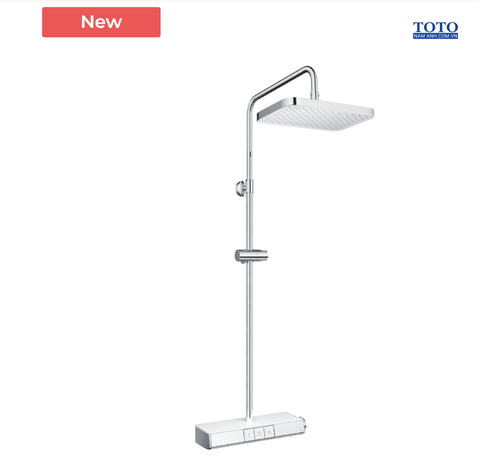 Sen cây nhiệt độ TOTO có kệ để đồ, kèm vòi xả bồn TBW12400V