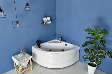 Bồn tắm góc massage Amazon TP-8070 (1120x1120x600mm)