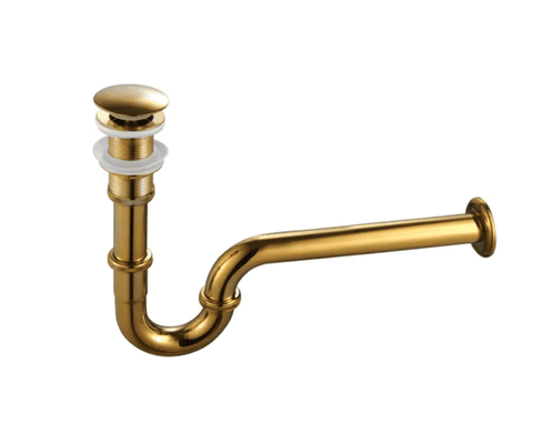 Bộ xyfong xả chậu mầu vàng đồng cổ XPC02 - Cleanmax