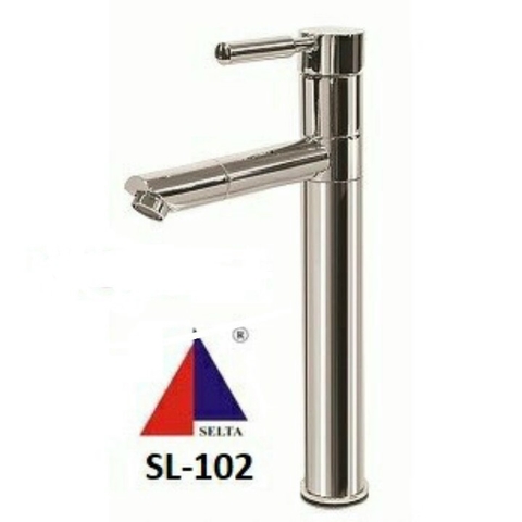 Vòi chậu lavabo nóng lạnh Selta SS-102 ( vòi cao lắp chậu dương bàn đá )