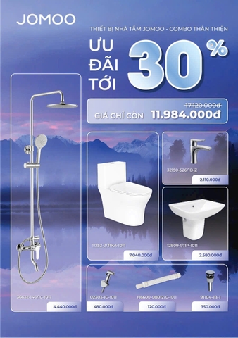 Combo thiết bị vệ sinh Jomoo 04