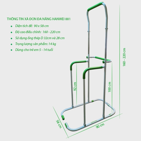 Xà đơn đa năng Hanwei 881