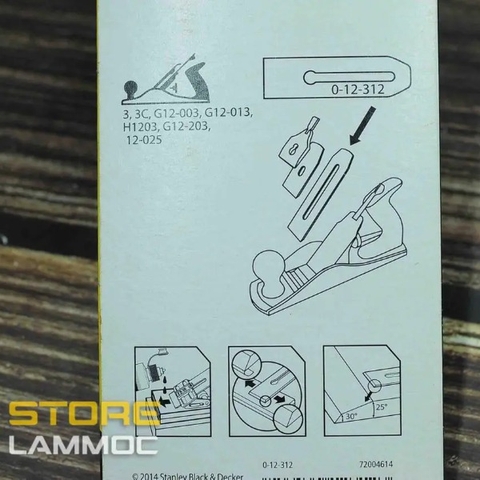 Lưỡi bào tay 45mm Stanley 0-12-312