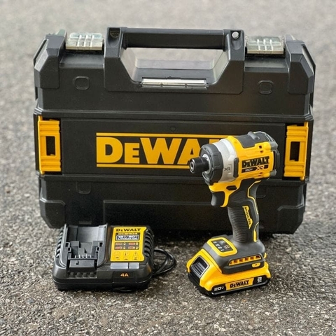 Bộ máy bắn vít pin 20v Dewalt DCF860D1 lực 282Nm (1 pin 2.0Ah, 1 sạc)