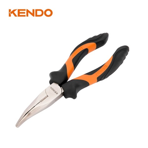 Kìm nhọn mỏ cong 160mm, 200mm Kendo 10401, 10402