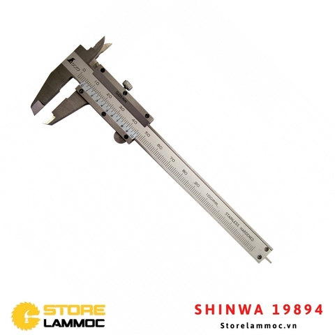 Thước cặp cơ khí 100mm Shinwa 19894
