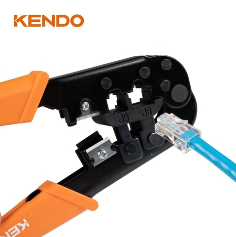 Kìm bấm mạng RJ45/RJ11 kích thước 190mm Kendo 11711