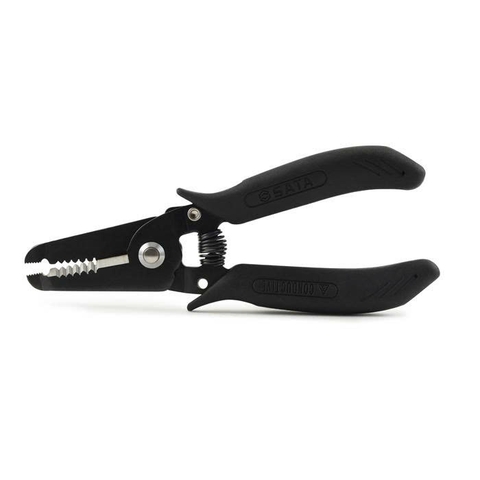 Kìm tuốt dây điện 5inch 0.8-2.6mm tay cầm chống tĩnh điện Sata 75141