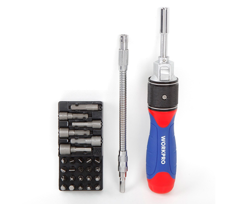 Bộ tua vít nhân đôi tốc độ WORKPRO W021179, 28 chi tiết