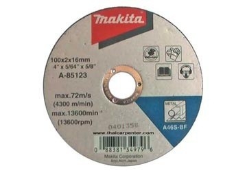 Đá cắt inox mỏng 100x1, 2x16 MAKITA D-65947