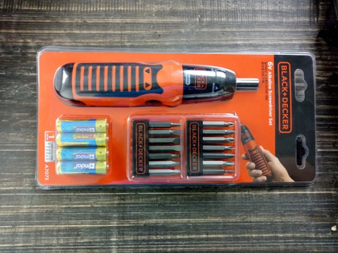 Máy mở vít điện tử Pin Black&Decker A7073