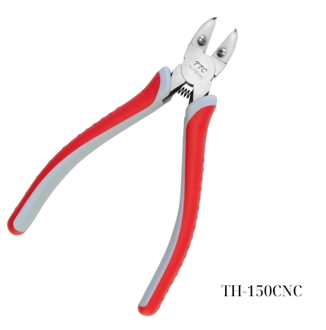 Kìm cắt dây cứng 165mm có miếng đỡ Tsunoda TH-150CNC