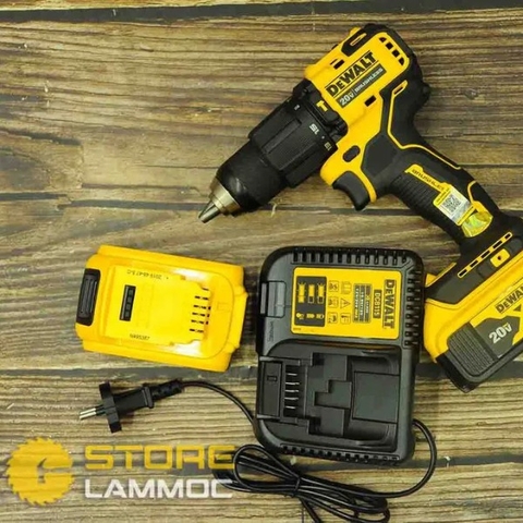 Máy khoan vặn vít pin có búa Dewalt DCD709P2-KR 20V