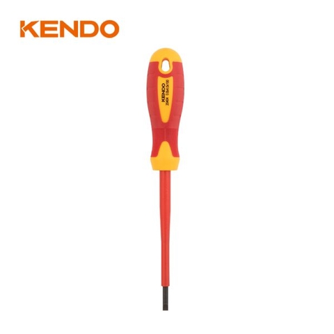 Tua vít dẹt cách điện 1000V VDE 1.2x6.5x150mm Kendo 20406