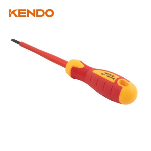 Tua vít dẹt cách điện 1000V VDE 1.2x6.5x150mm Kendo 20406