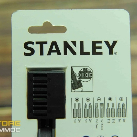 Tua vít đa năng đảo chiều 10 mũi Stanley STHT68010-8