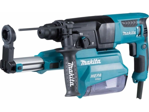 Máy khoan bê tông kèm phụ kiện hút bụi 26mm Makita HR2650