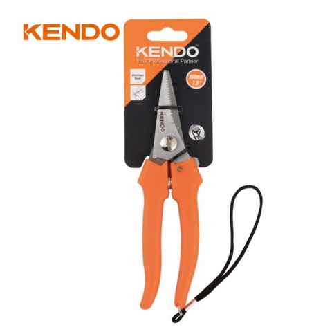 Kéo đa năng lưỡi thép không gỉ 190mm Kendo 30752