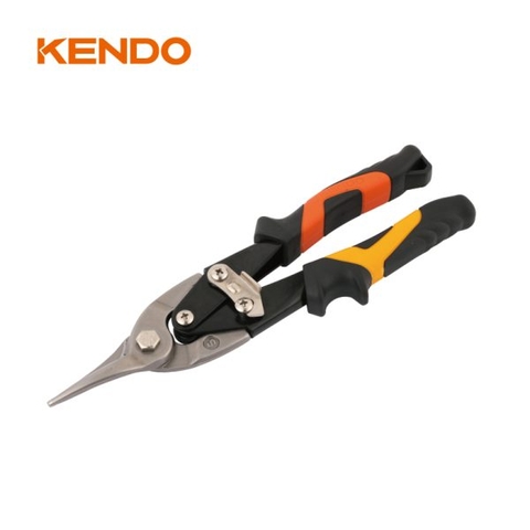 Kéo cắt tôn bằng thép Cr-Mo cắt thẳng 250mm Kendo 30832
