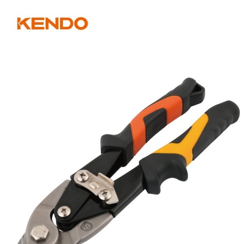 Kéo cắt tôn bằng thép Cr-Mo cắt thẳng 250mm Kendo 30832