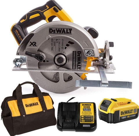 Bộ máy cưa đĩa pin Dewalt  DCS570M1-KR 184mm 18V