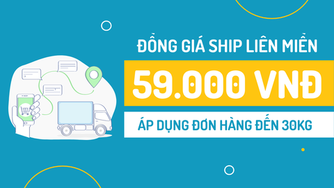 Combo ship đồng giá liên miền 590.000đ được 12 lần ship