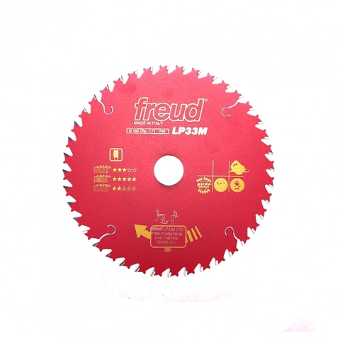 Đĩa cưa gỗ tự nhiên Frued LP33M-CR3 182mm, 40 răng, cốt 25.4mm