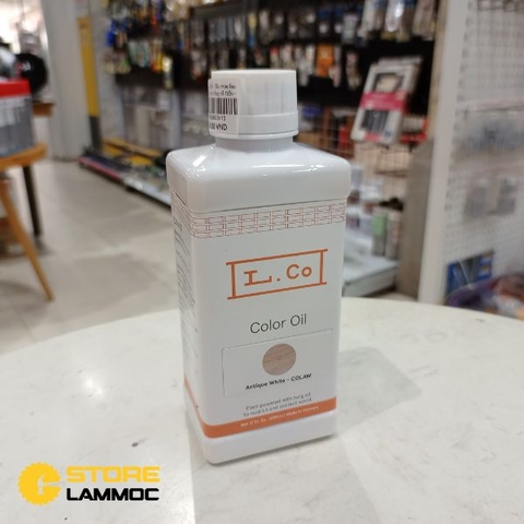 Antique White - Dầu màu lau gỗ L.CO màu trắng cổ điển