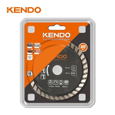 Đĩa cắt kim cương vành Turbo 125×22.23/20/16mm Kendo 61212112