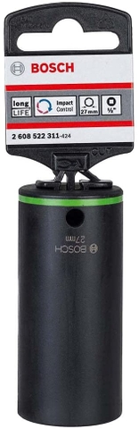 Khẩu 1/2'', đầu 27, L = 77 - Deep Bosch 2608522311