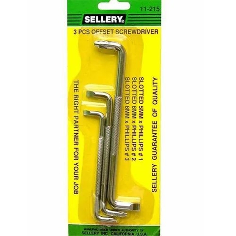 Tua vít 3 chiếc mũi cong Sellery 11-215