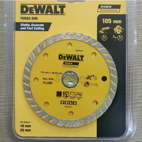 Đĩa cắt gạch Ultra 105x20x7mm Dewalt DWA4724UT