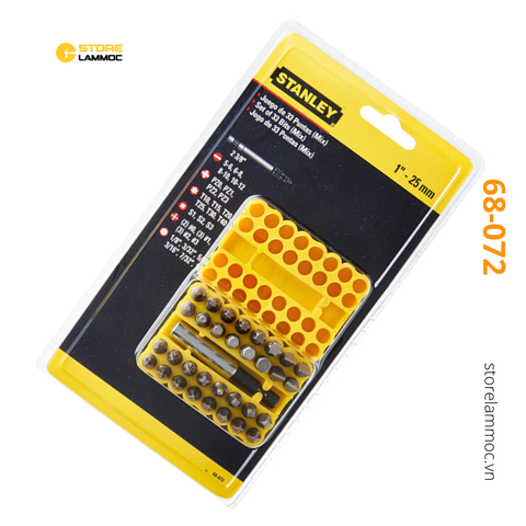Bộ đầu vít 33 chi tiết STANLEY 68-072