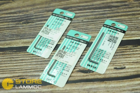 Lục giác thẳng Wise NO.600 1.5mm, 2.0mm, 2.5mm