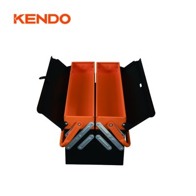 Hộp dụng cụ bằng kim loại ngăn kéo 5 khay kích thước 46x20x20.5cm Kendo 90204