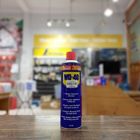 Dầu bôi trơn tẩy gỉ sét đa năng 412ml Aerosol WD-40 840241