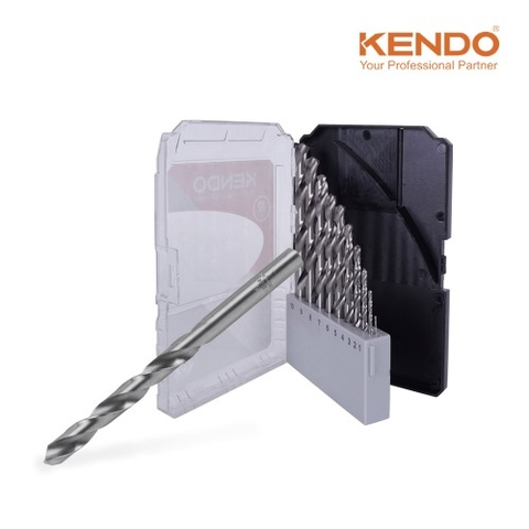 Bộ mũi khoan kim loại HSS 10 cái Kendo 11603033