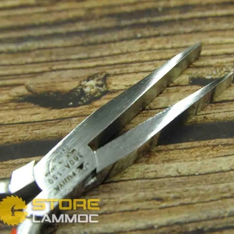 Kìm mỏ nhọn dài 150mm hàm phẳng Fujiya No.360A-150