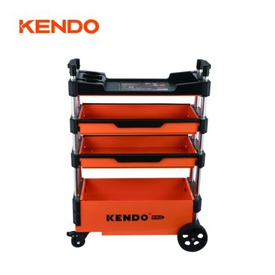Xe đẩy dụng cụ gấp gọn kích thước 70×38×53.5/90cm Kendo 90333