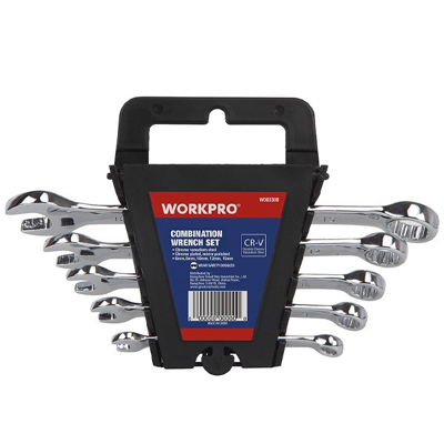 Bộ cờ lê vòng miệng 5 chi tiết hệ met Workpro W003308