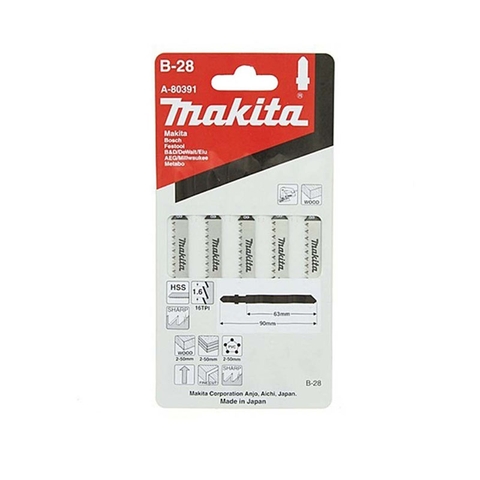 Lưỡi cưa lọng gỗ B-28 cắt gỗ mịn MAKITA A-80391